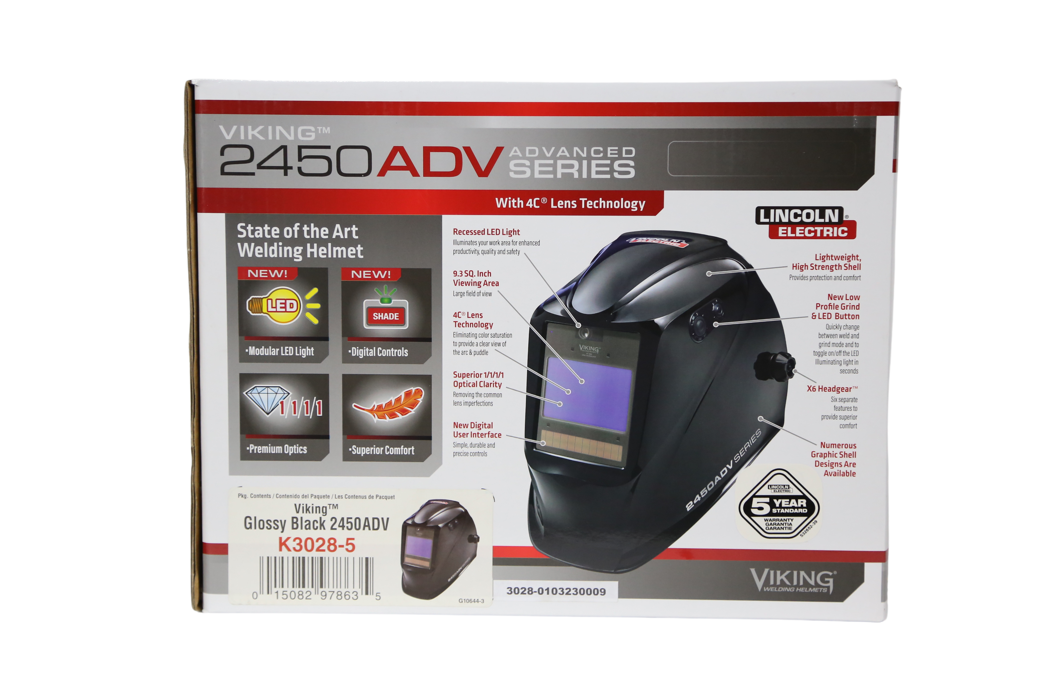 Welding helmet